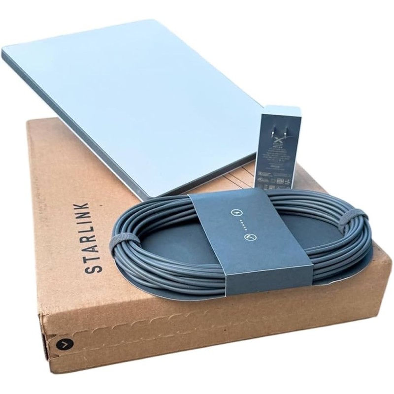 Kit Mini Starlink com antena, fonte e cabo