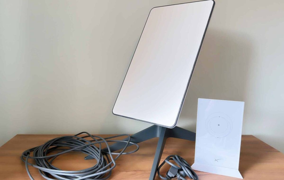 Kit Standard Starlink com antena, roteador e cabos